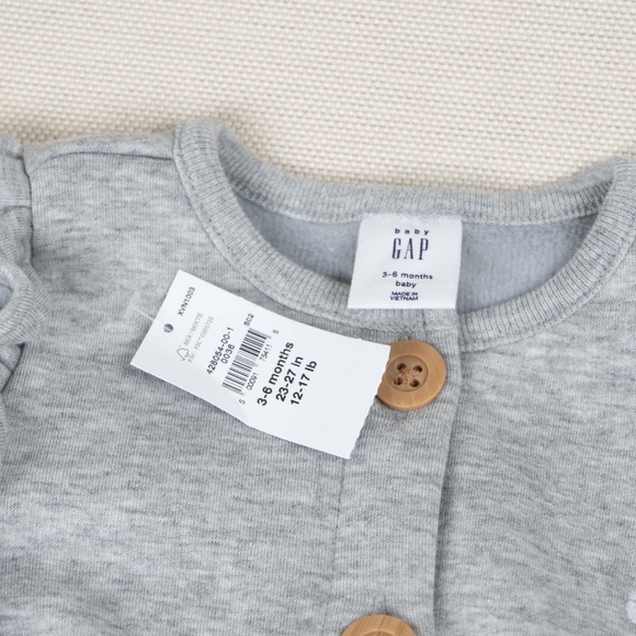 Gap cozy sweatshirt romper - Picture 3 of 3